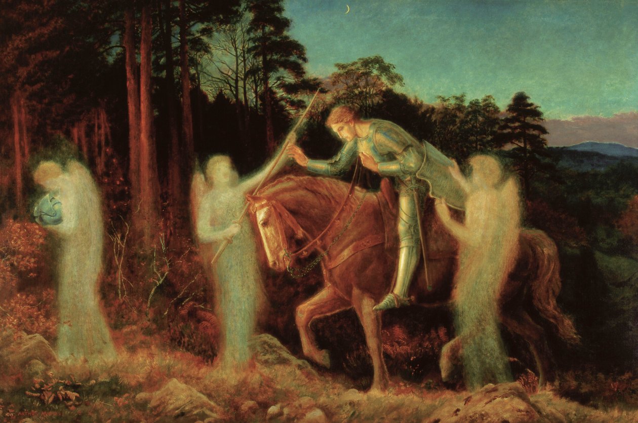 Sir Galahad, 1867-1892 by Arthur Hughes