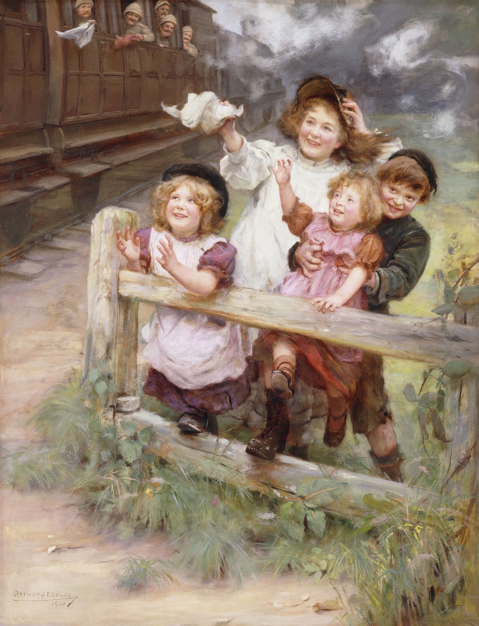 Yine evdeyim by Arthur John Elsley