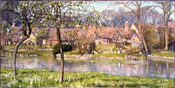 evler ve bir nehir by Arthur Joseph Gaskin