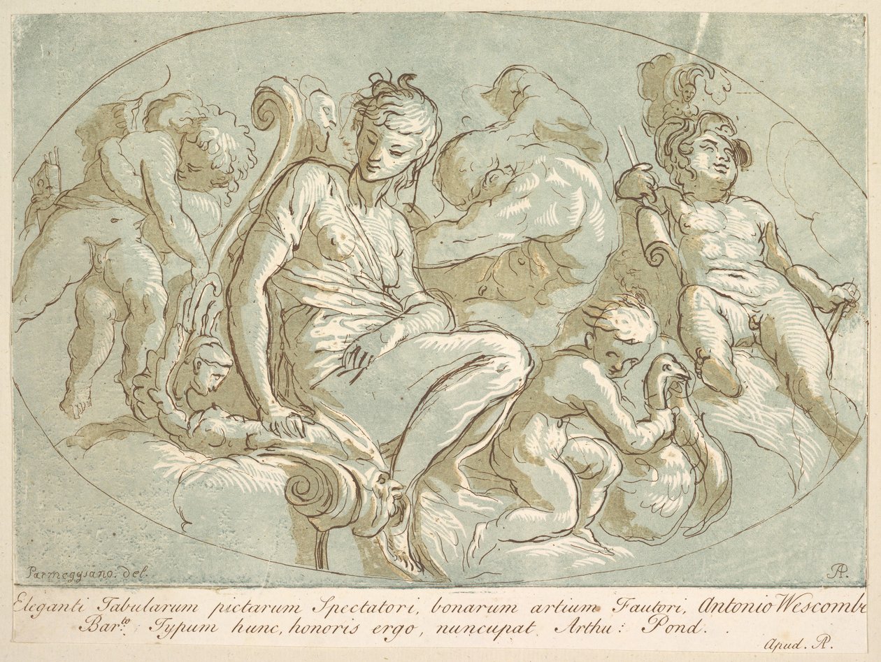 Putti ile çevrili Venüs, yaklaşık. 1735. by Arthur Pond