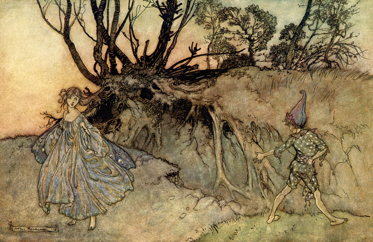 Bir yaz gecesi rüyası by Arthur Rackham