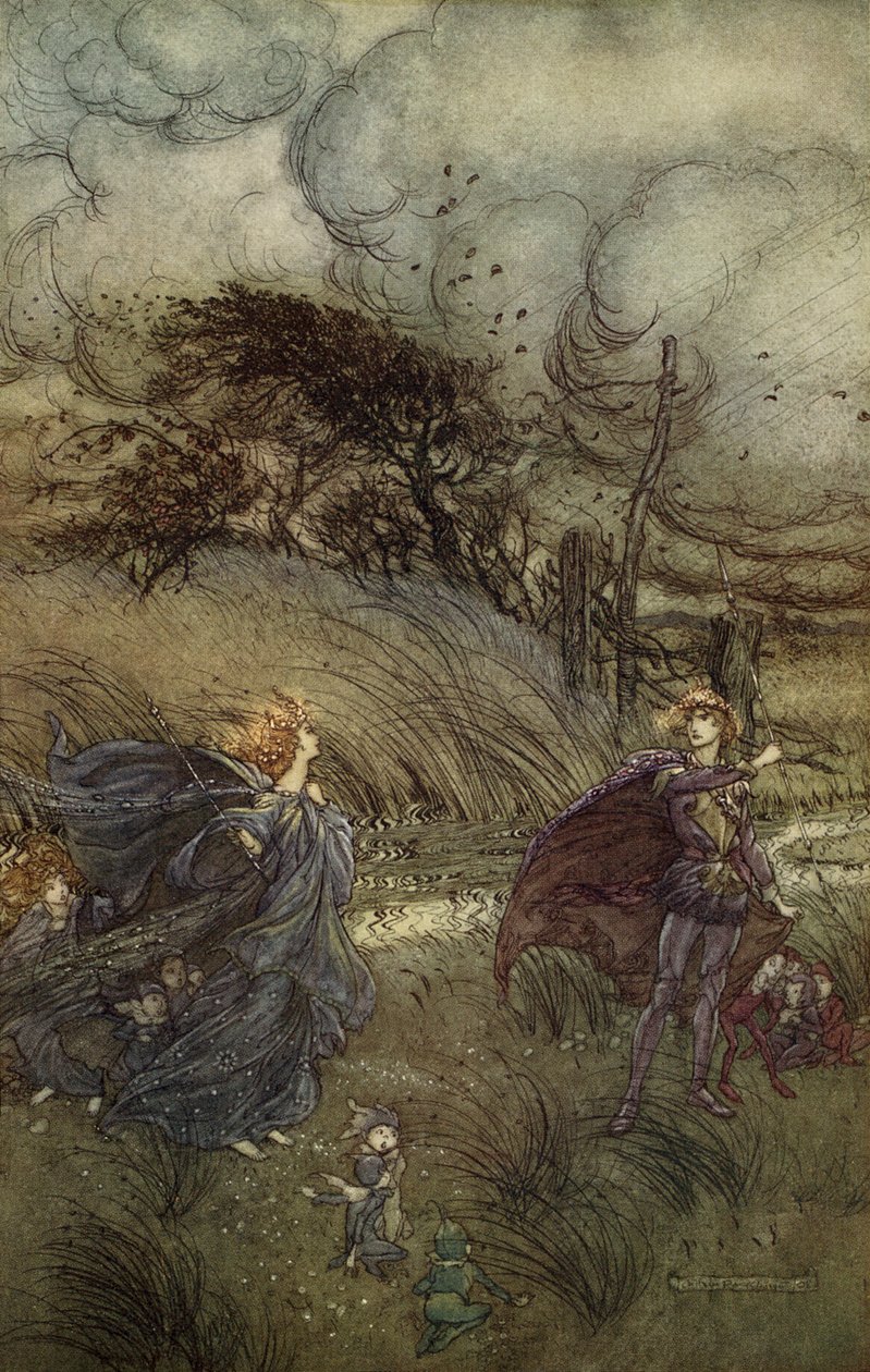 Bir yaz gecesi rüyası by Arthur Rackham
