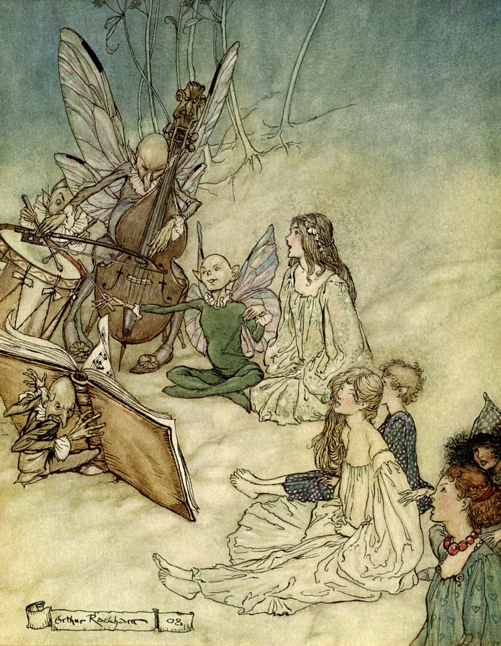 Bir yaz gecesi rüyası by Arthur Rackham