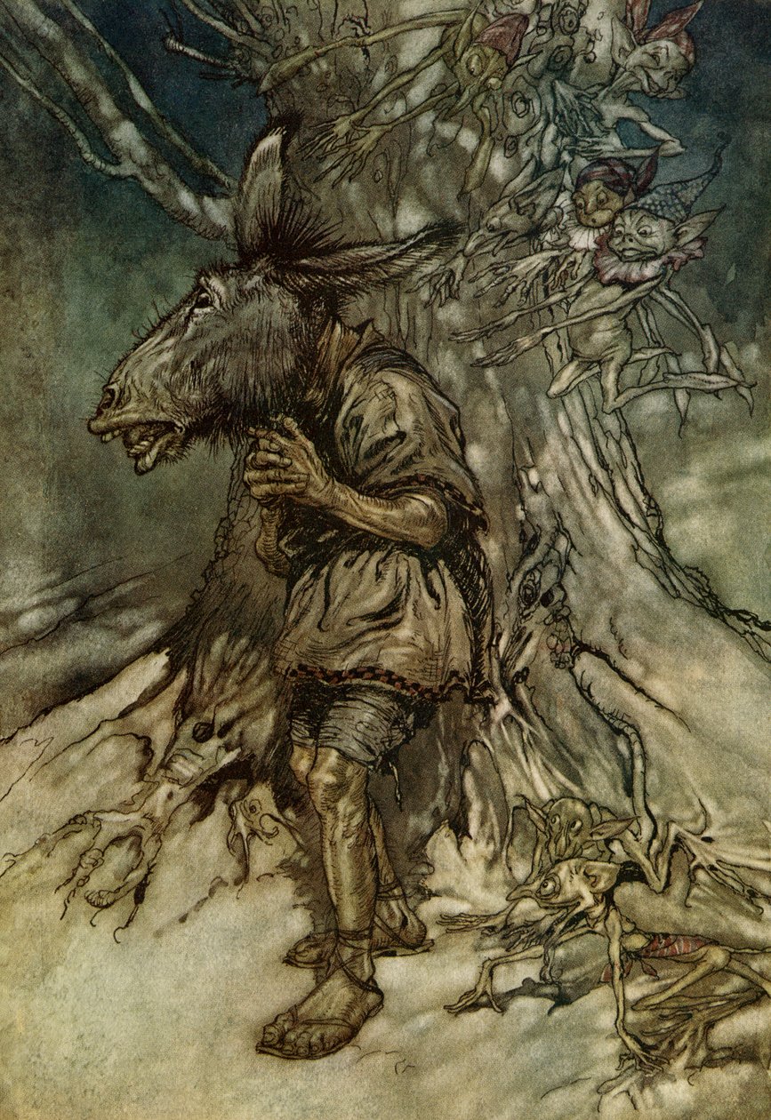 Bir yaz gecesi rüyası by Arthur Rackham