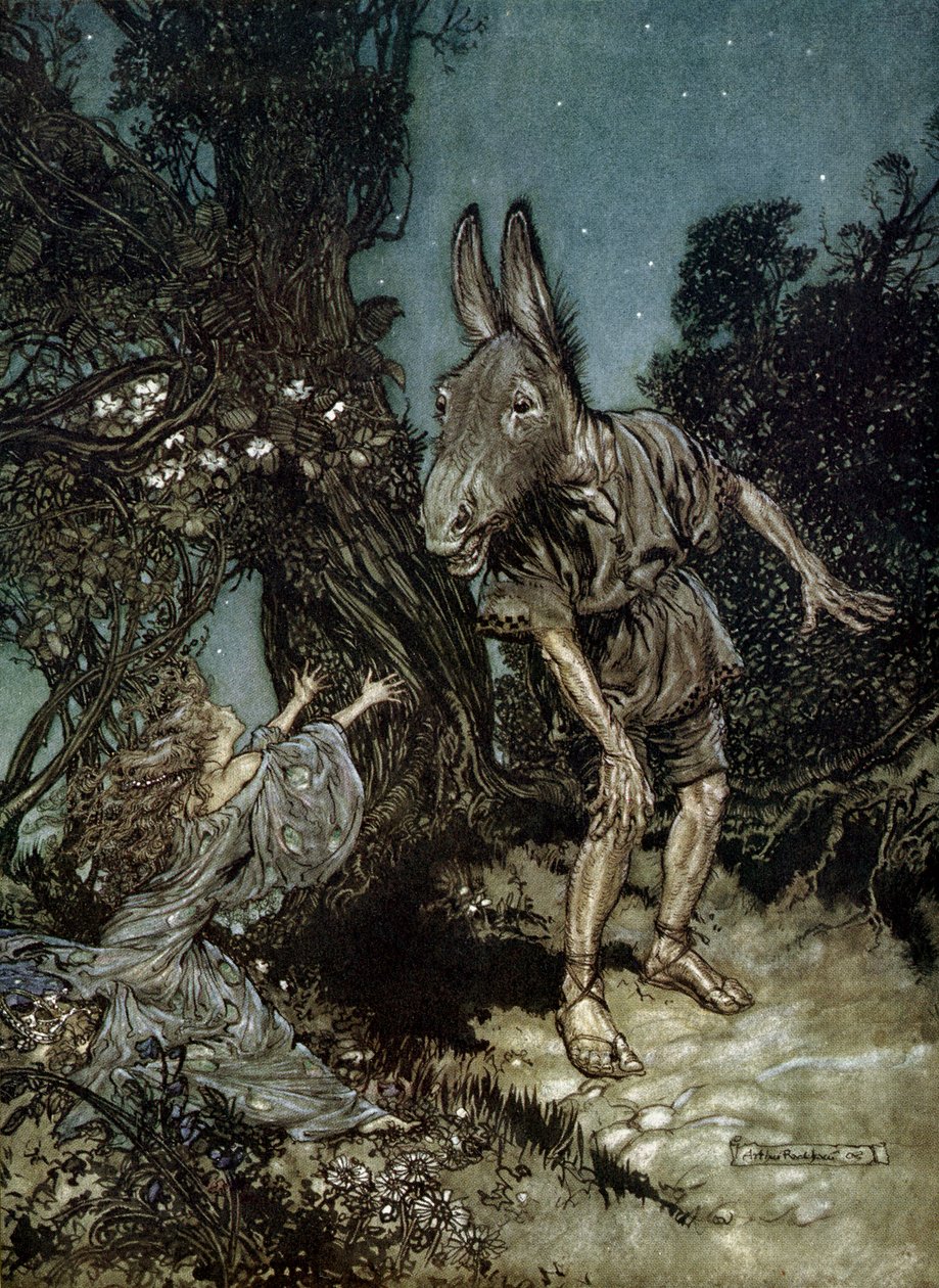 Bir yaz gecesi rüyası by Arthur Rackham