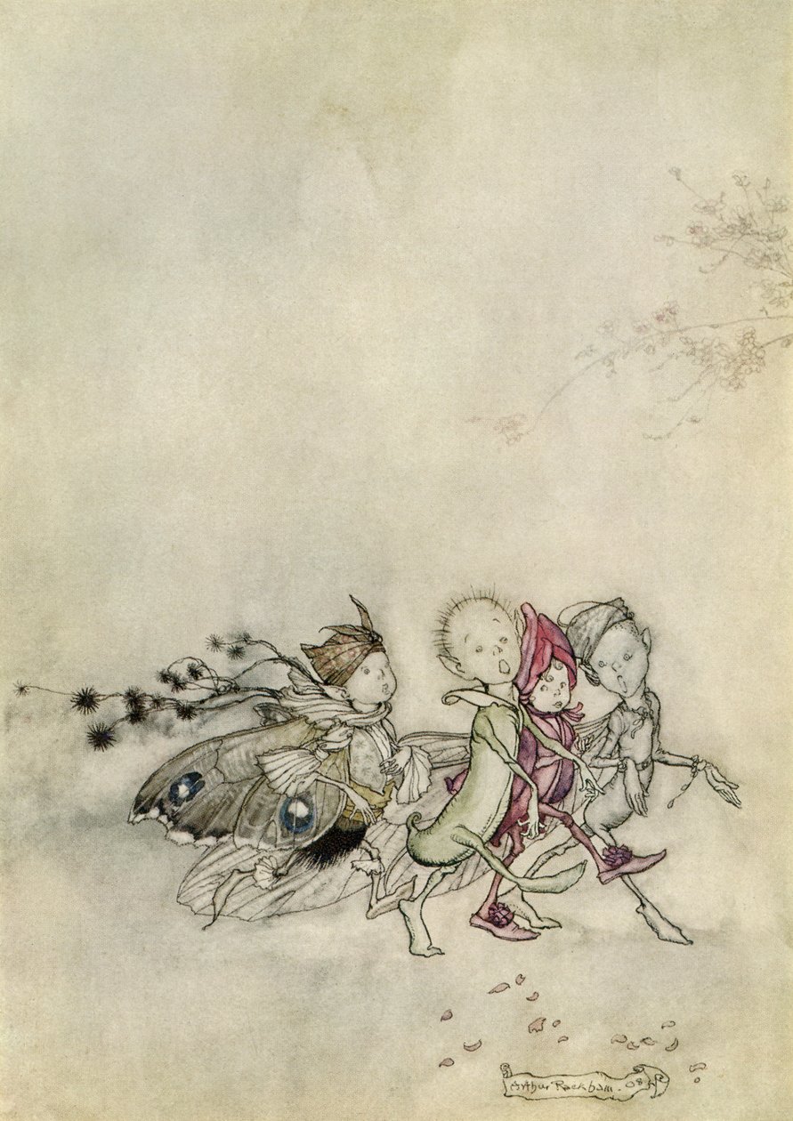 Bir yaz gecesi rüyası by Arthur Rackham