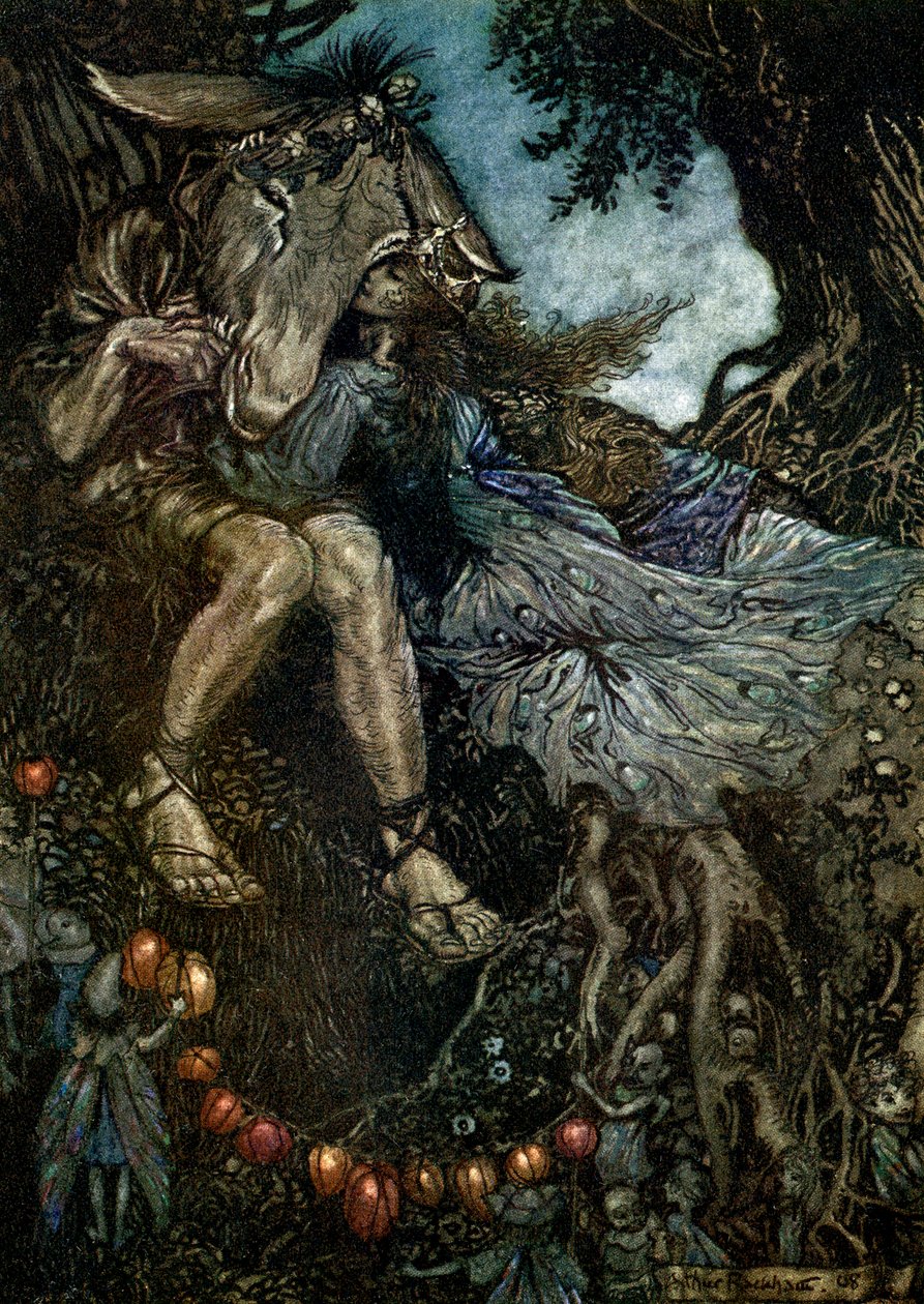 Bir yaz gecesi rüyası by Arthur Rackham