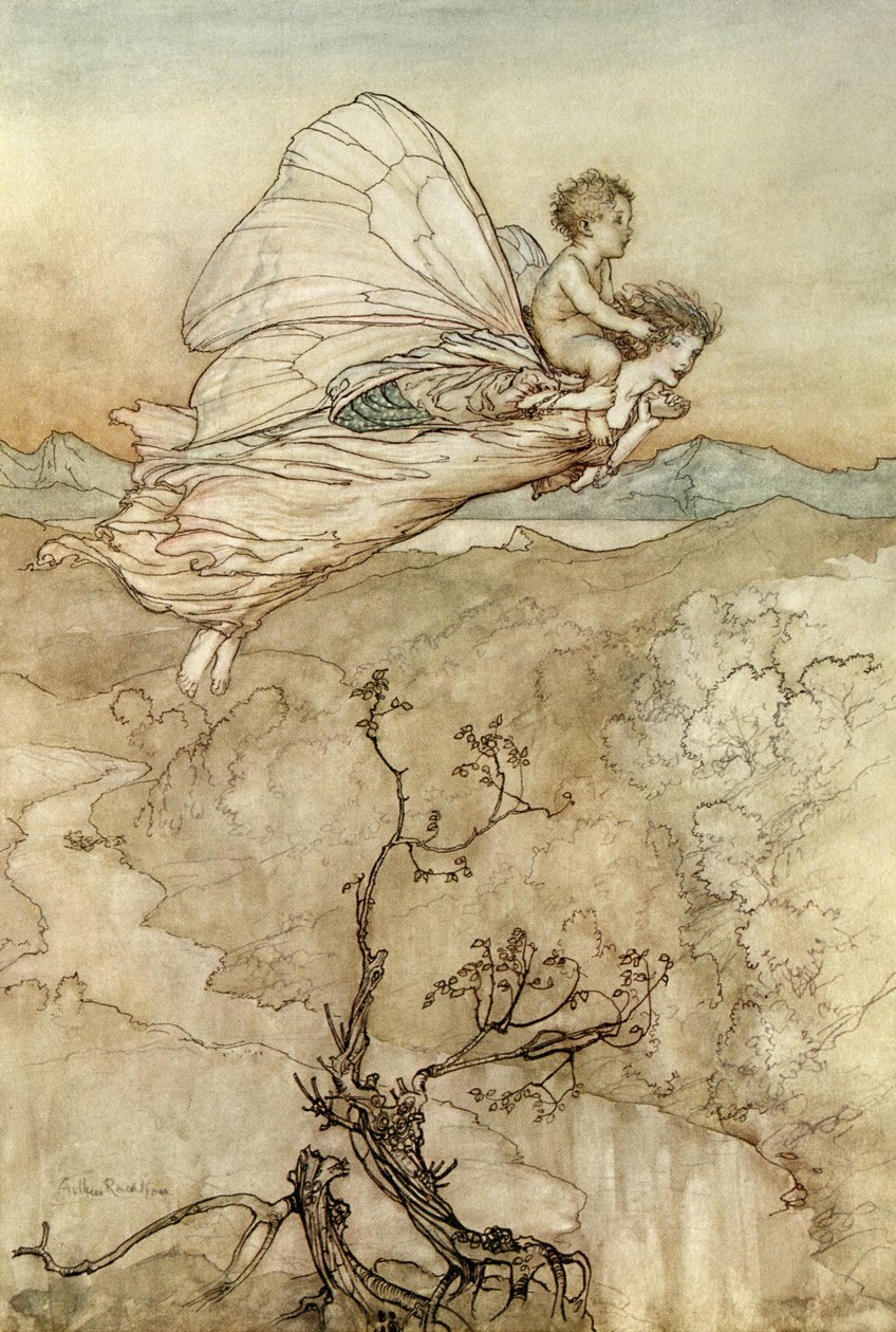 Bir yaz gecesi rüyası by Arthur Rackham