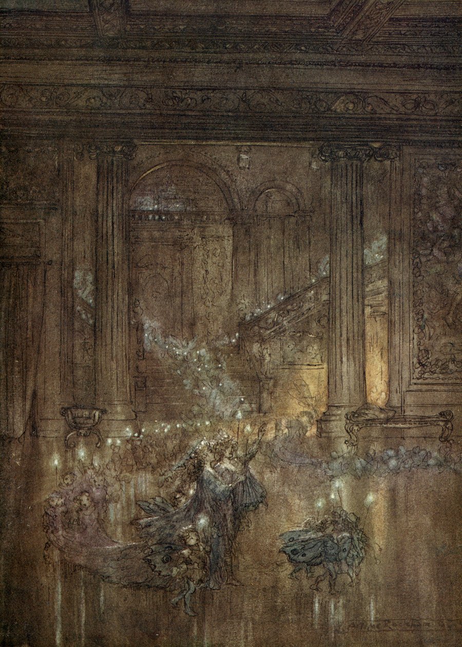 Bir yaz gecesi rüyası by Arthur Rackham