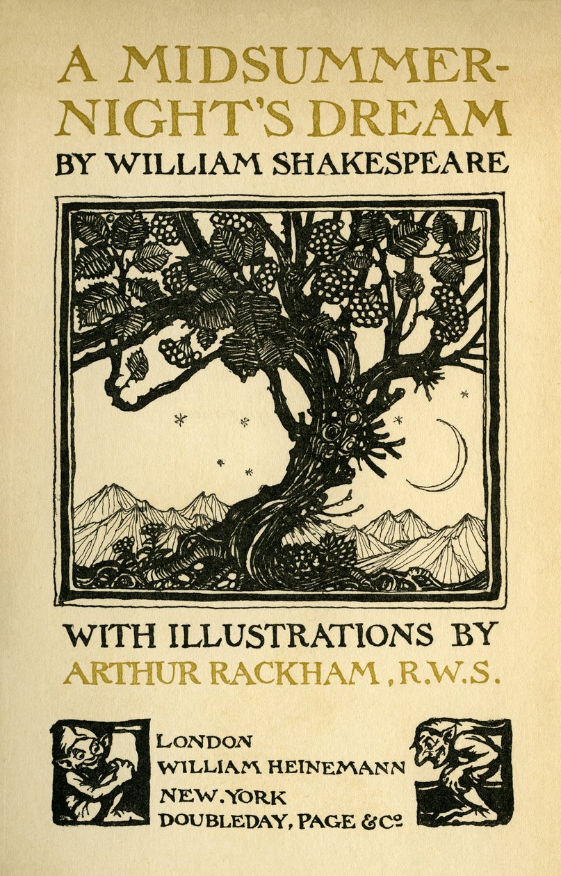 Bir yaz gecesi rüyası by Arthur Rackham