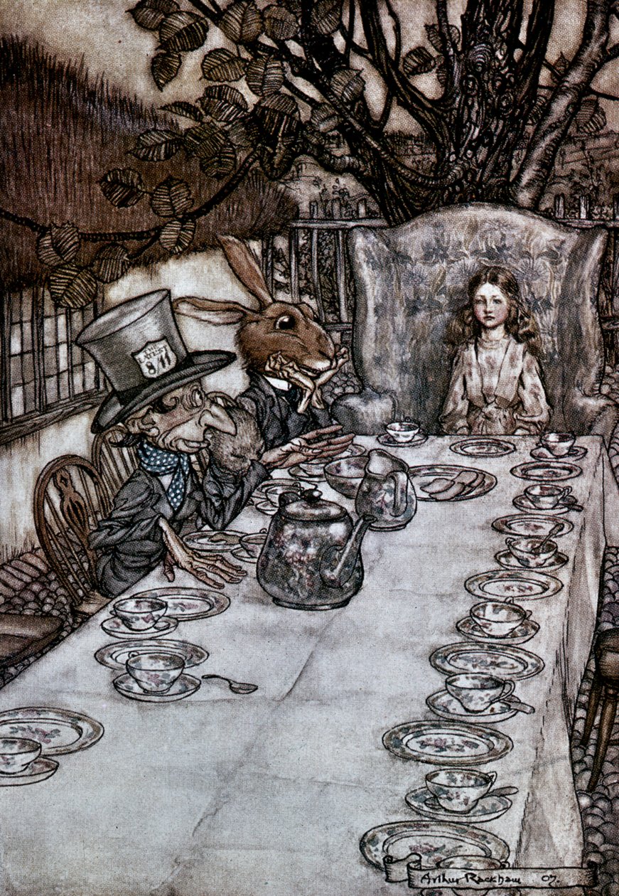 Alice Harikalar Diyarında, 1917 by Arthur Rackham