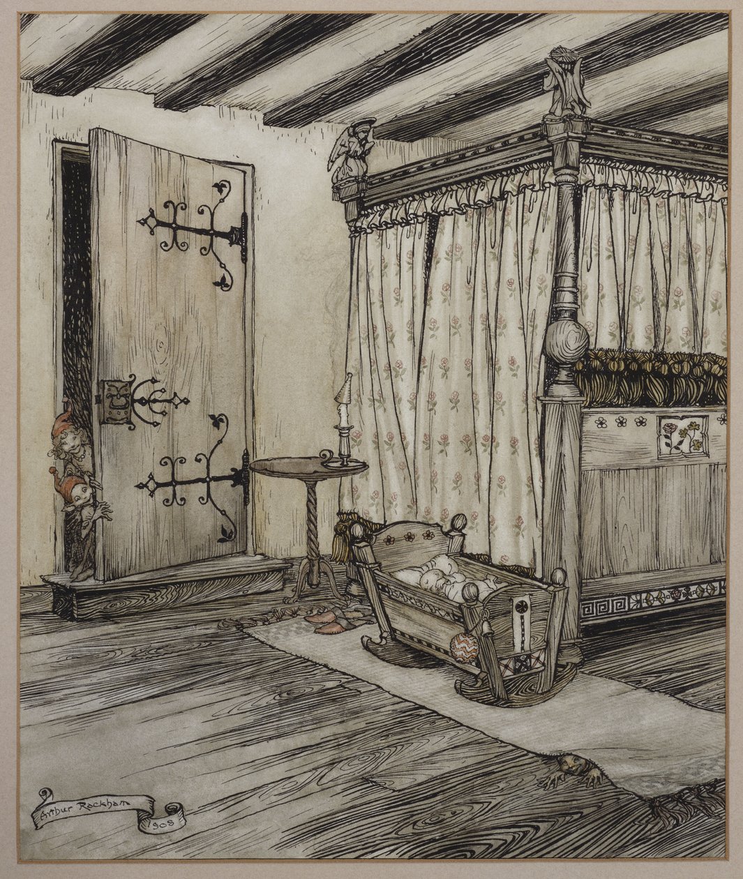 "....Neredeyse Peri Zamanı", 1908 by Arthur Rackham