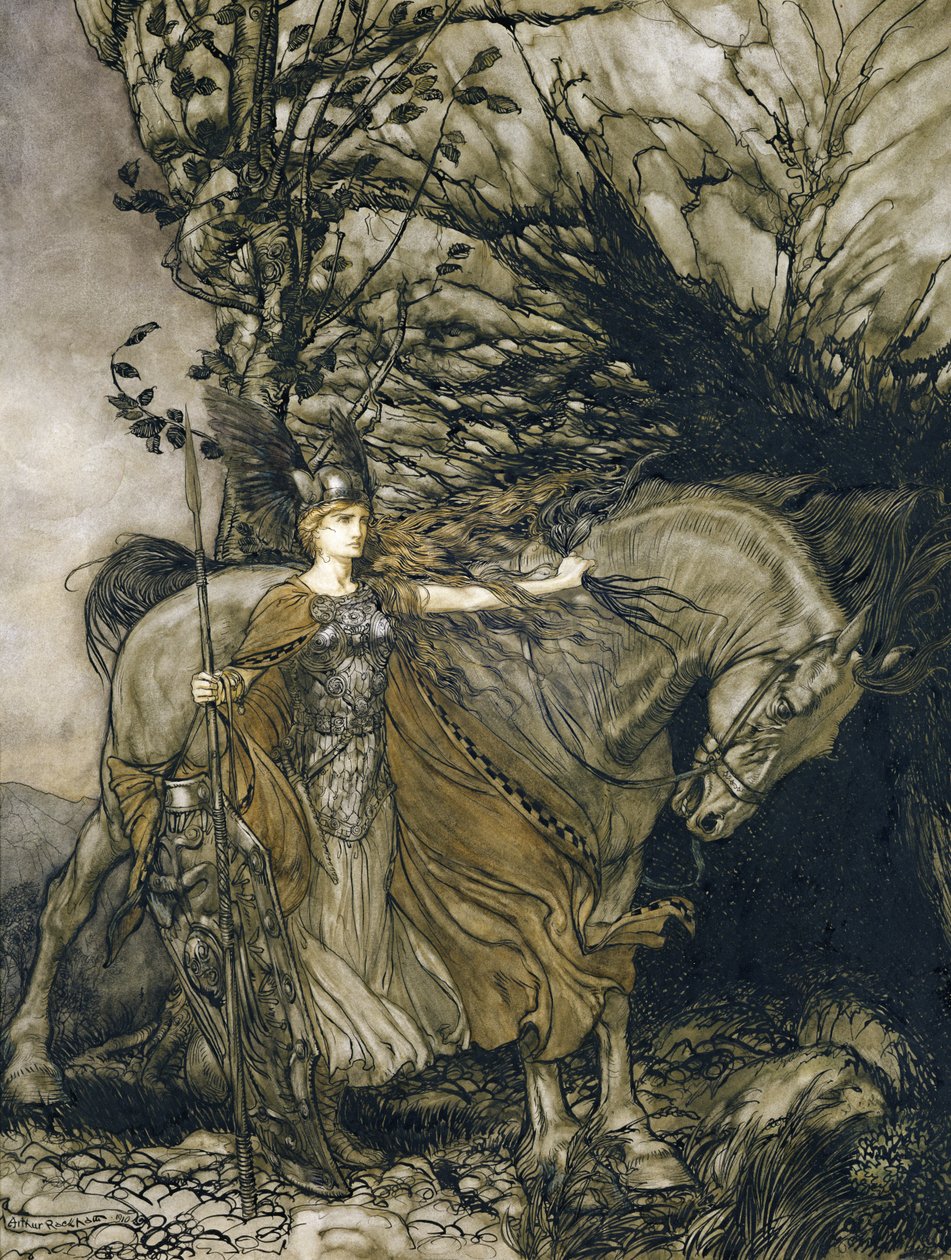 Brunnhilde by Arthur Rackham