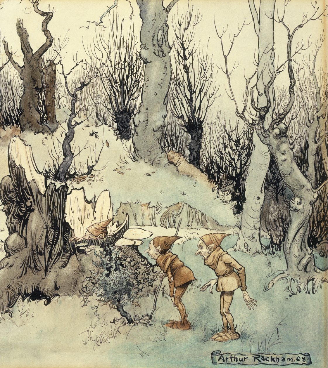 Ormandaki Elfler, 1908 by Arthur Rackham