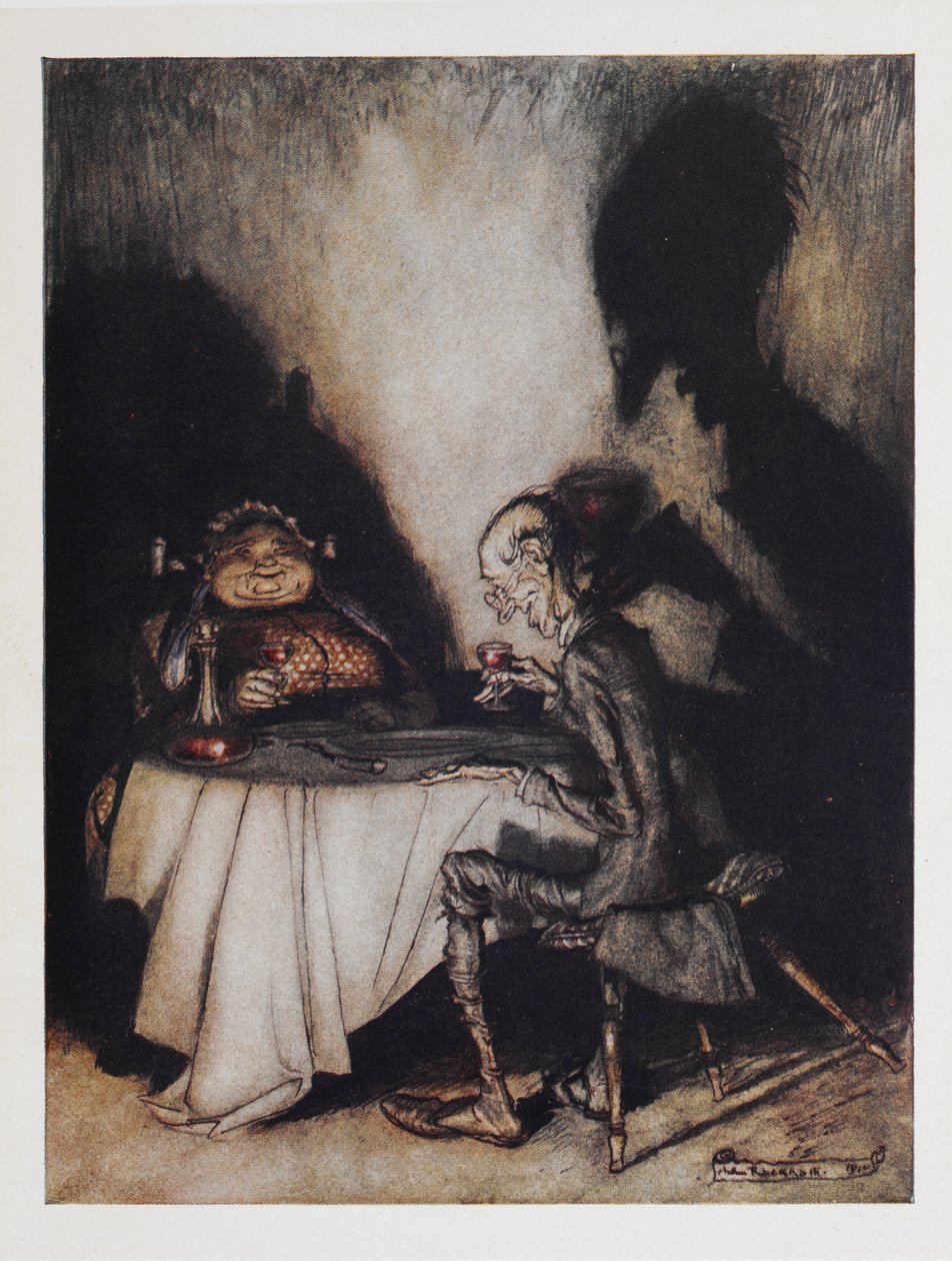 Jack Sprat ve Karısı by Arthur Rackham