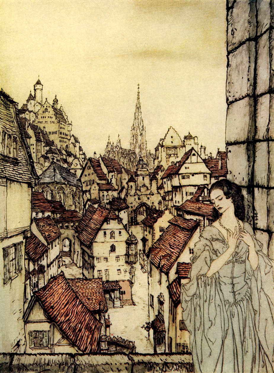 Edgar Allan Poe tarafından Ligeia by Arthur Rackham