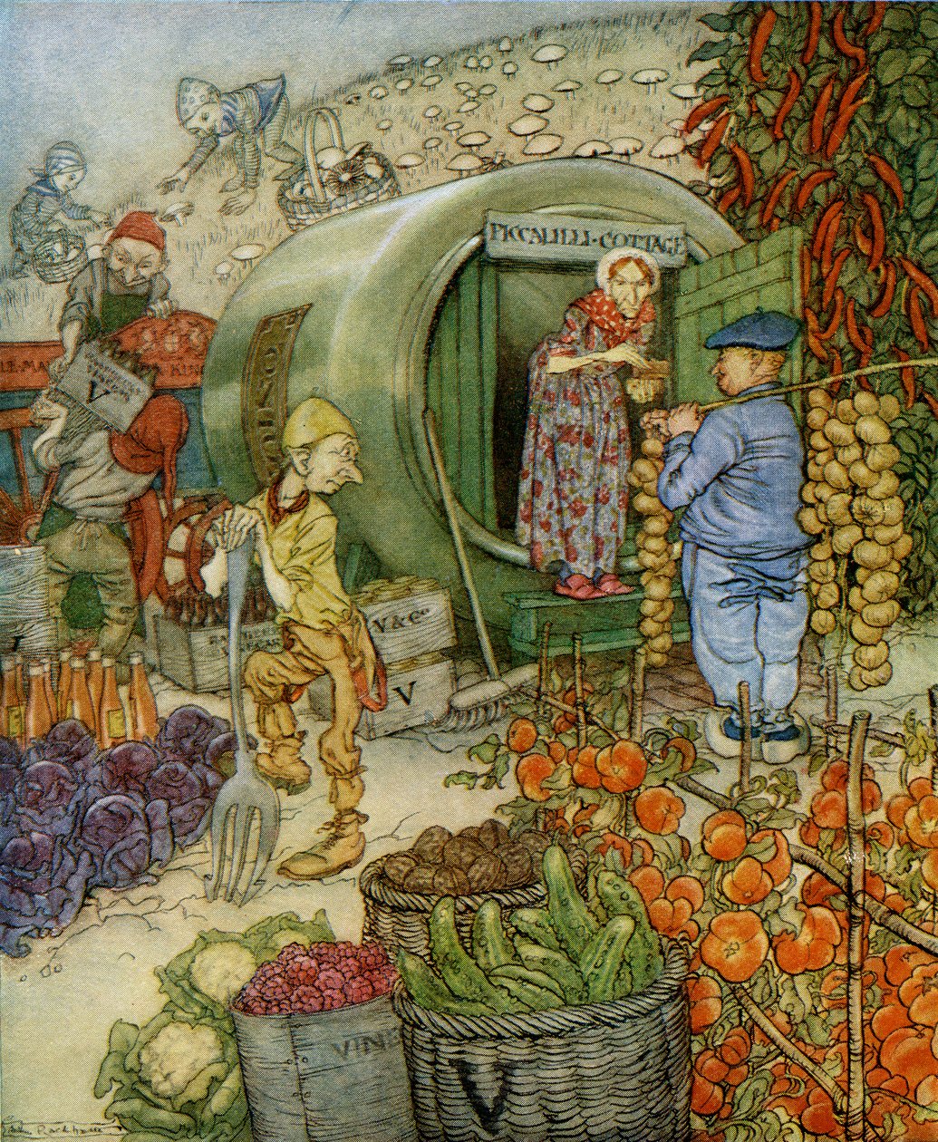 Bay ve Bayan Sirke by Arthur Rackham
