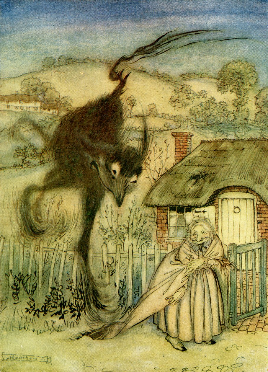Öcü Canavar by Arthur Rackham