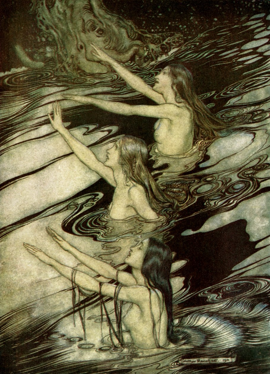 Tanrıların Alacakaranlığı Göttterdämmerung by Arthur Rackham