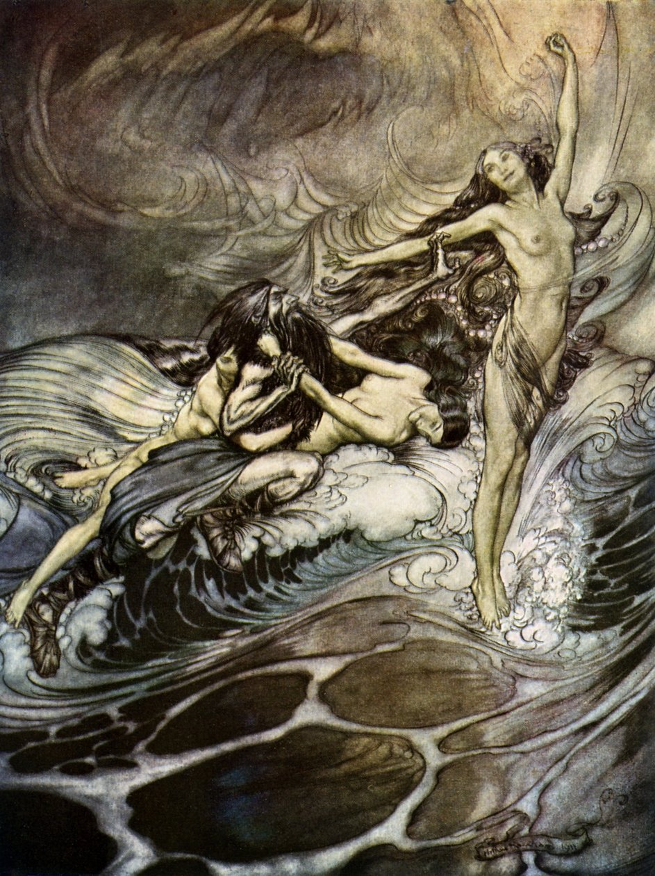 Tanrıların Alacakaranlığı Göttterdämmerung by Arthur Rackham