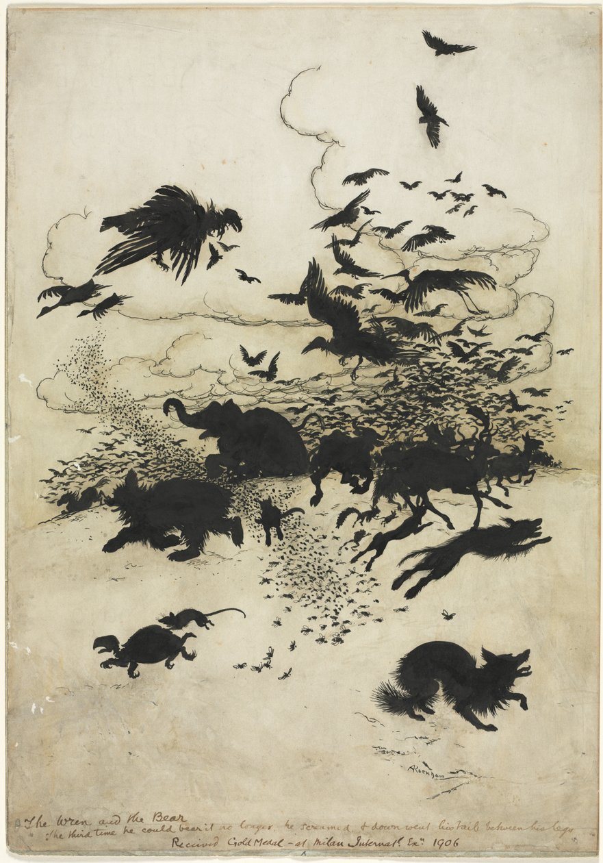 Çalıkuşu ve Ayı by Arthur Rackham