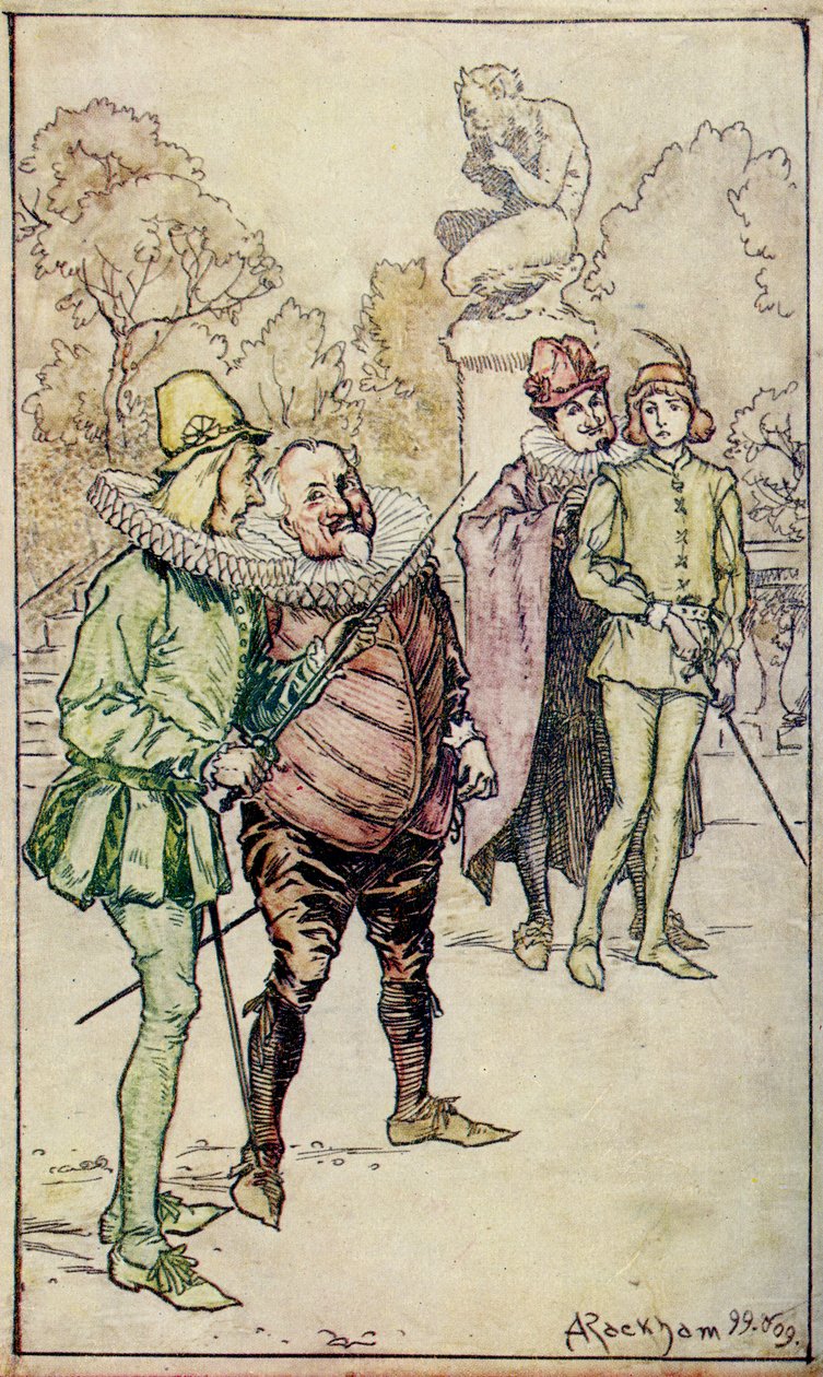 Atinalı Timon, William Shakespeare by Arthur Rackham