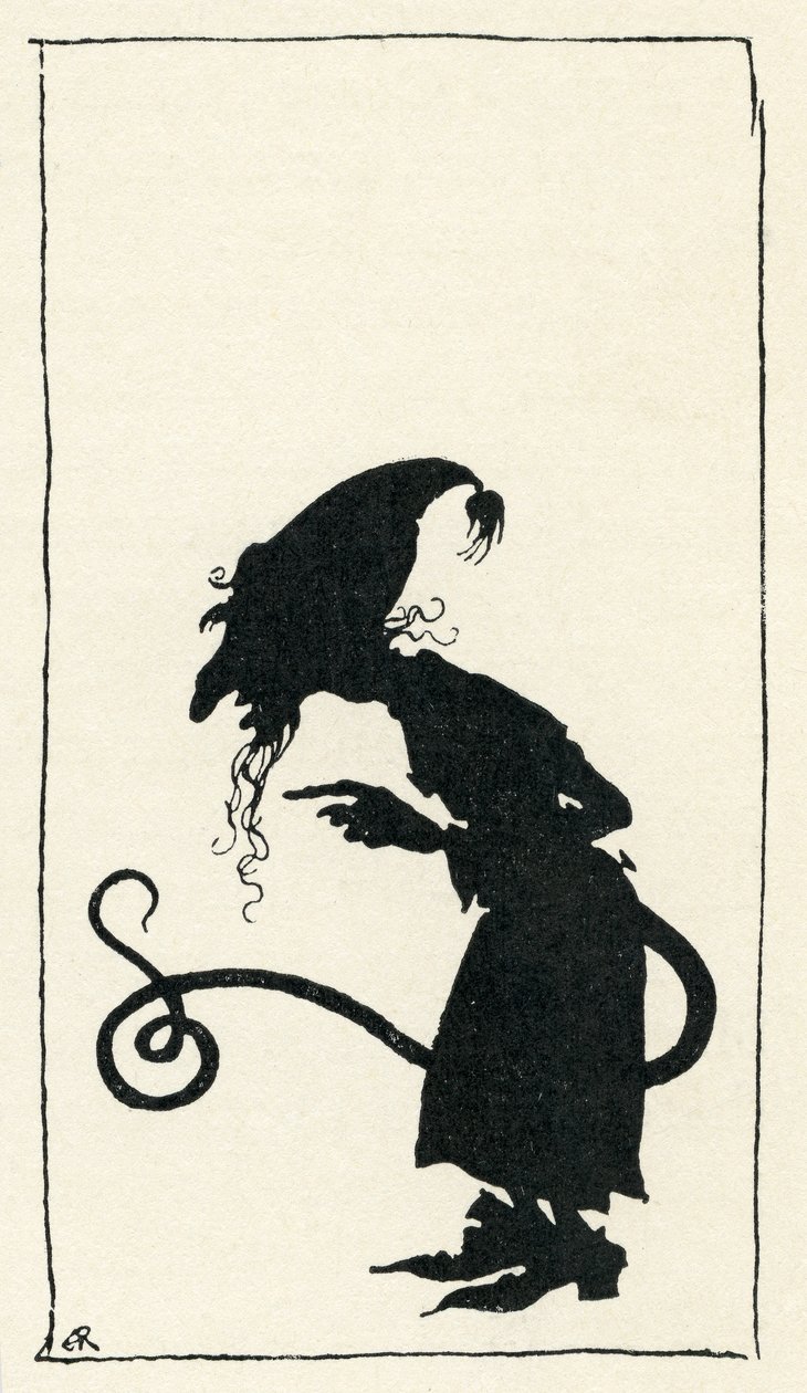 Tom baştankara tot by Arthur Rackham