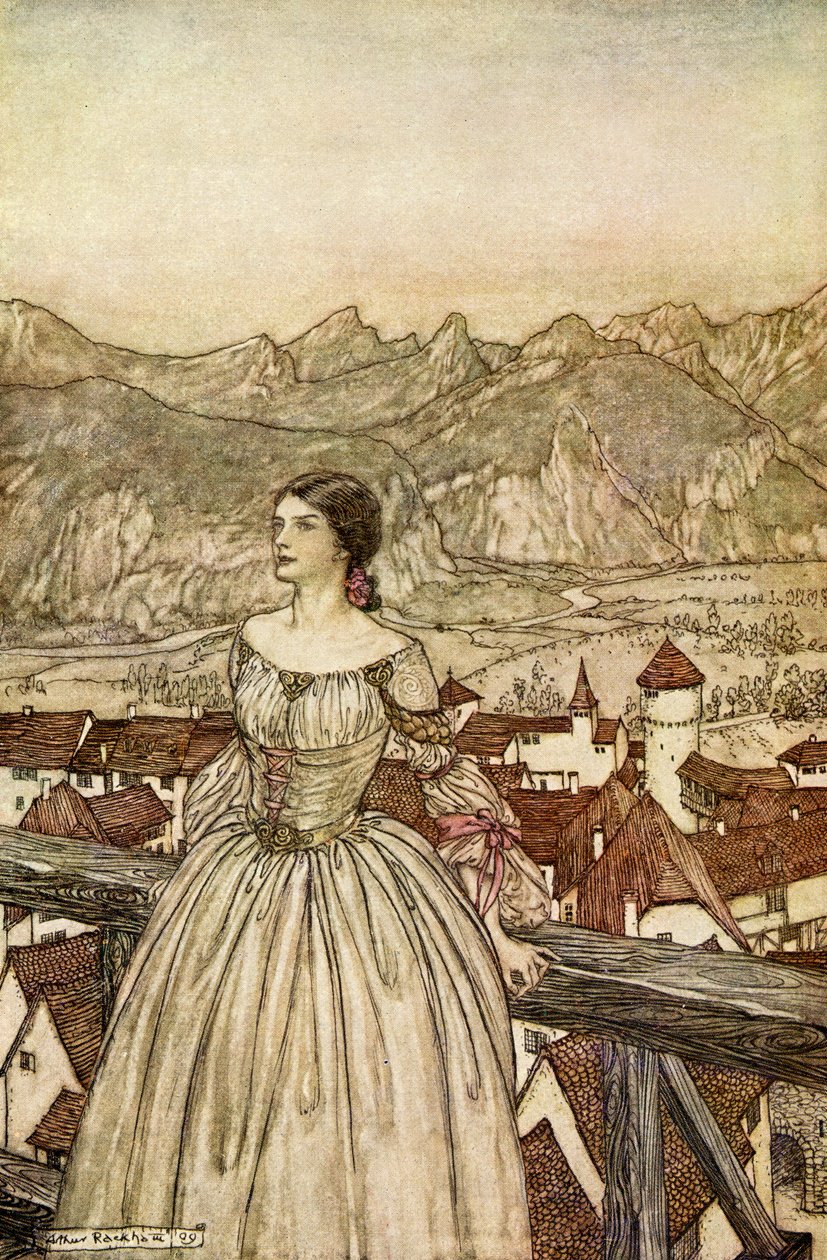 Undine, Friedrich de la Motte Fouqué by Arthur Rackham
