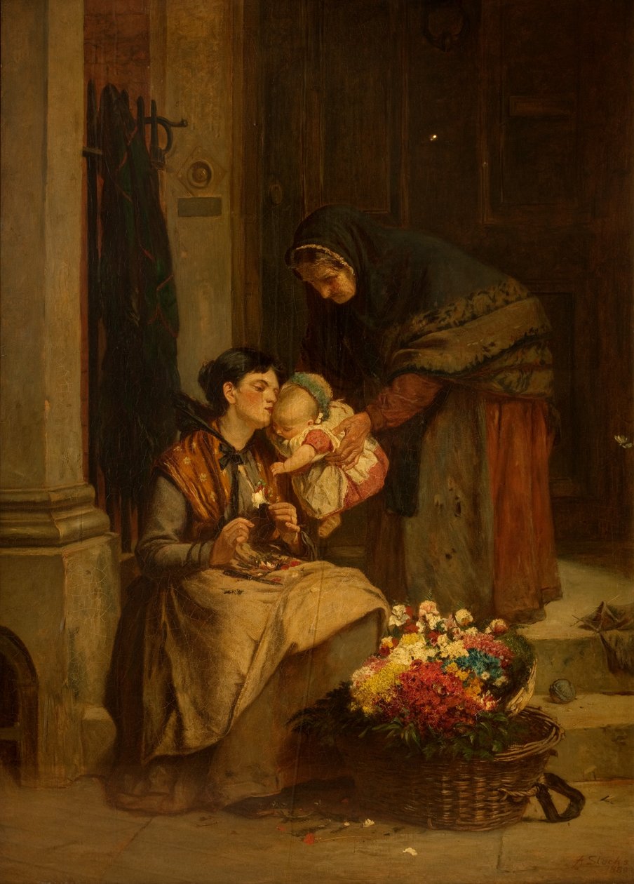 En Tatlı Çiçeği, 1880 by Arthur Stocks