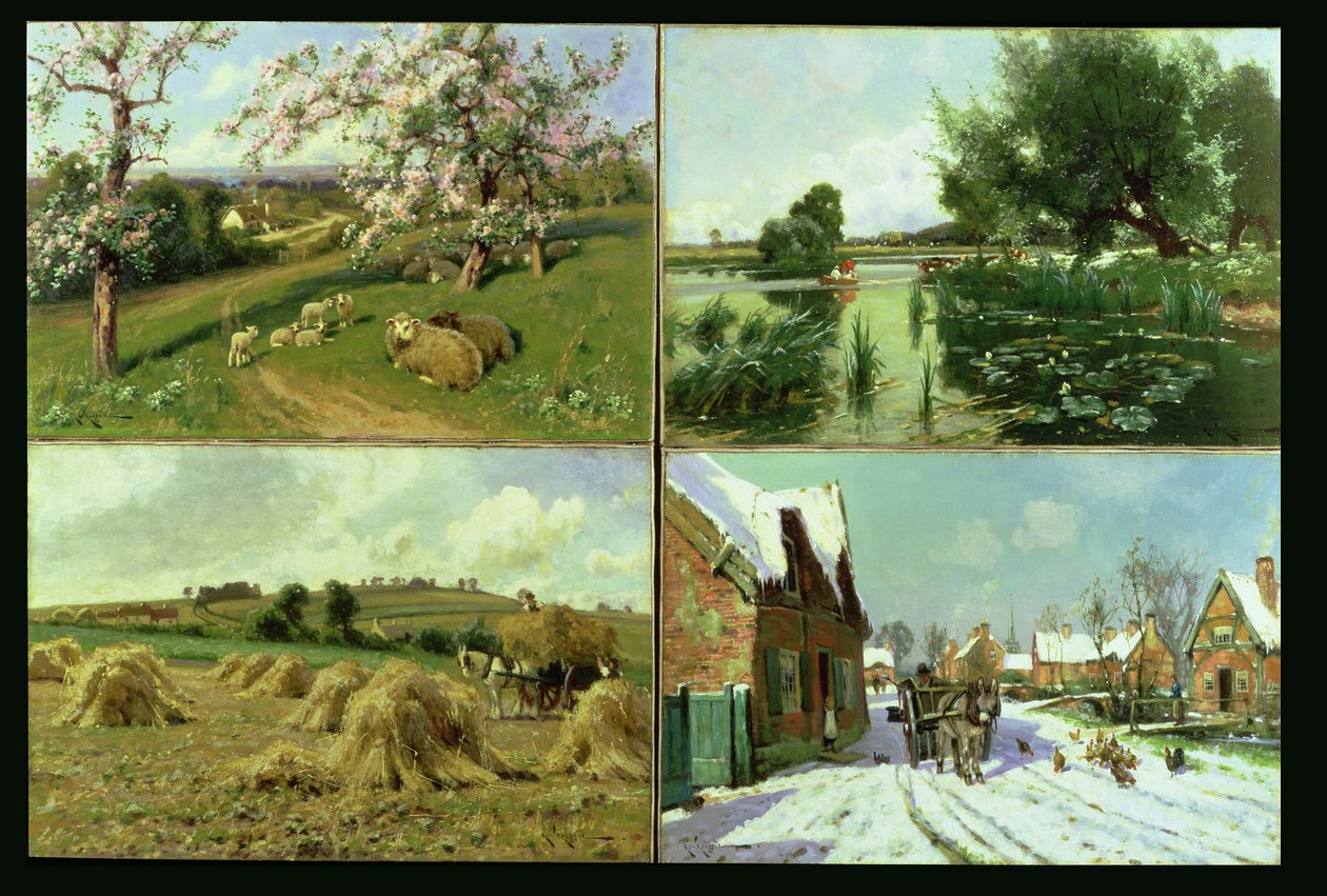 Dört Mevsim (dörtlü set) by Arthur Walker Redgate