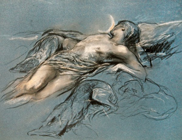 Moon Kissed - Endymion by Arthur Wardle