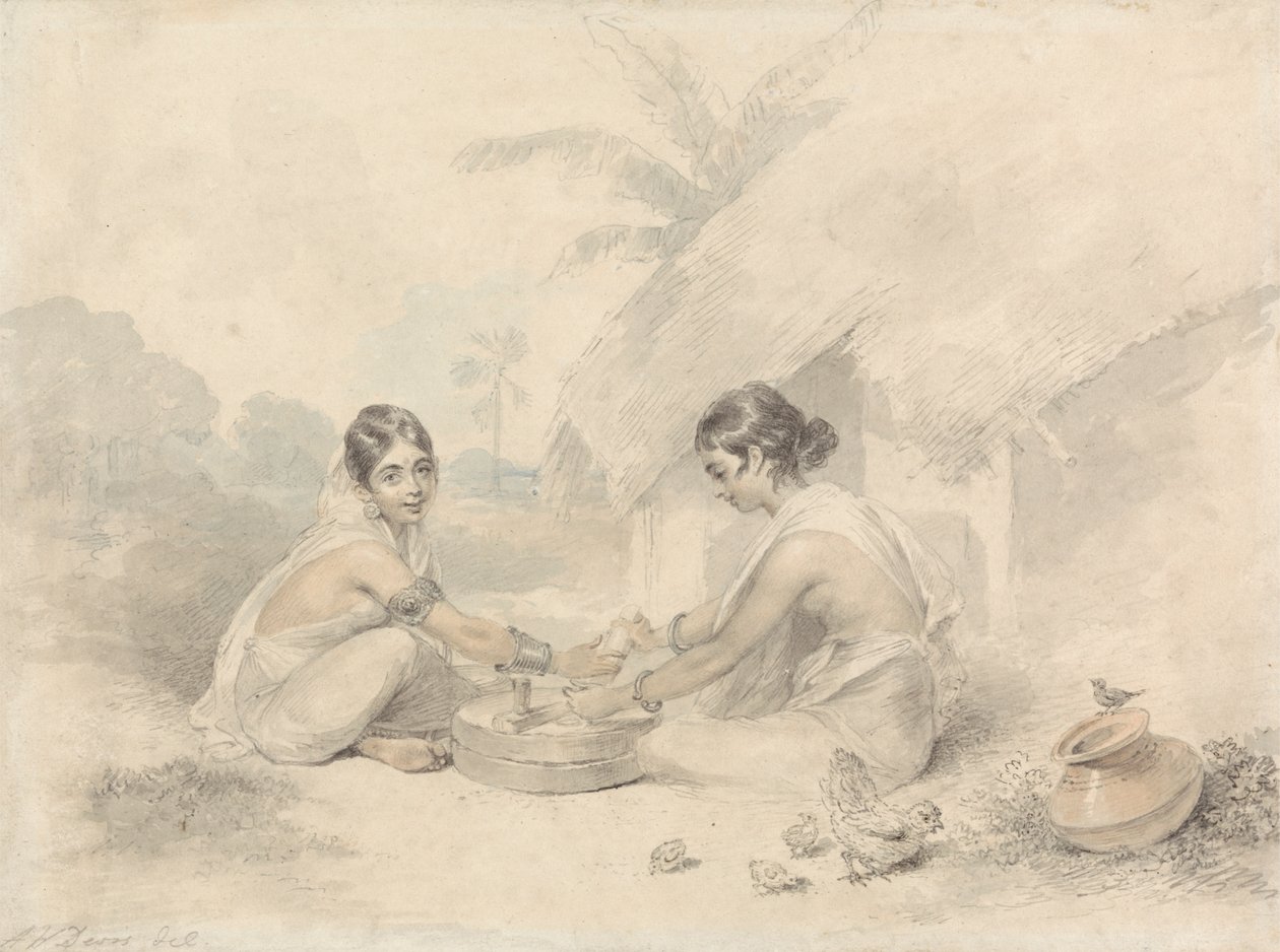 Bengalli Yerli Kadınlar by Arthur William Devis