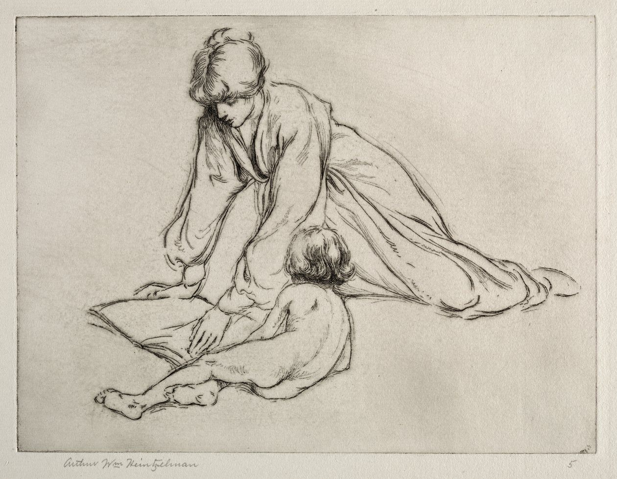 Güneş Banyosu by Arthur William Heintzelman