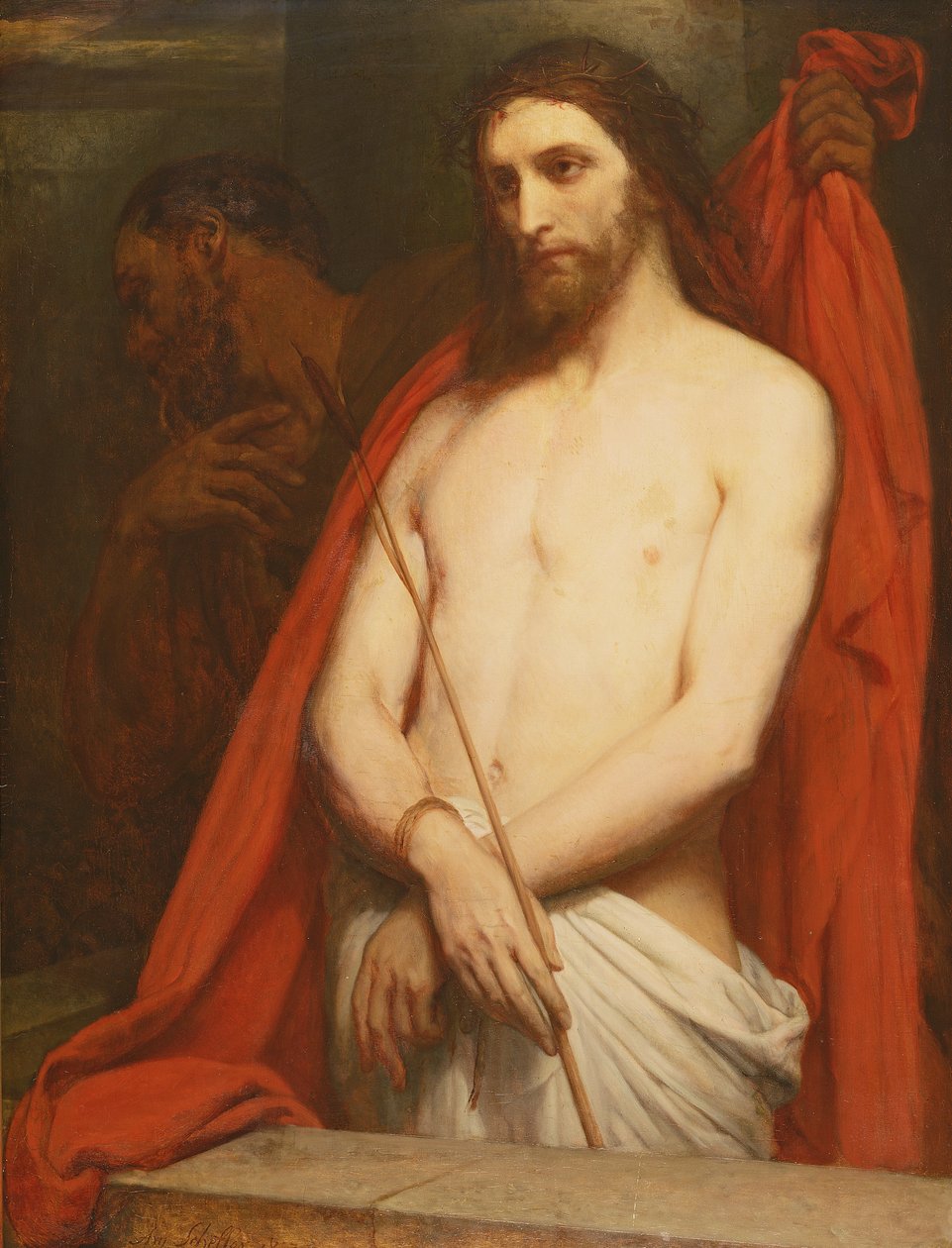 Reed ile İsa by Ary Scheffer