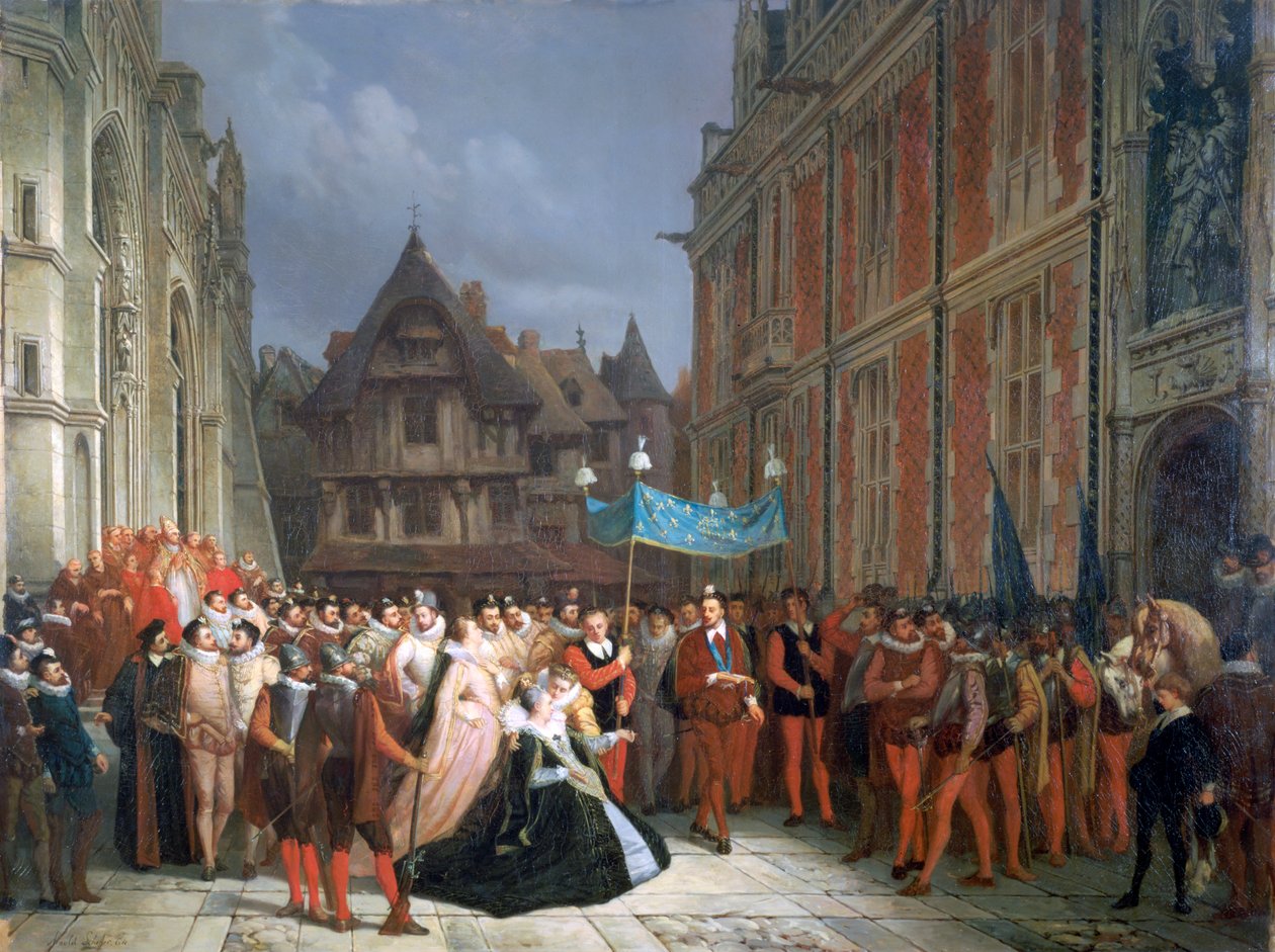 Montpensier Düşesi, 1864 by Ary Scheffer
