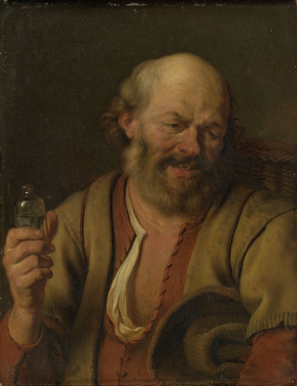Cin Şişesi Olan Bir Adam by Ary de Vois