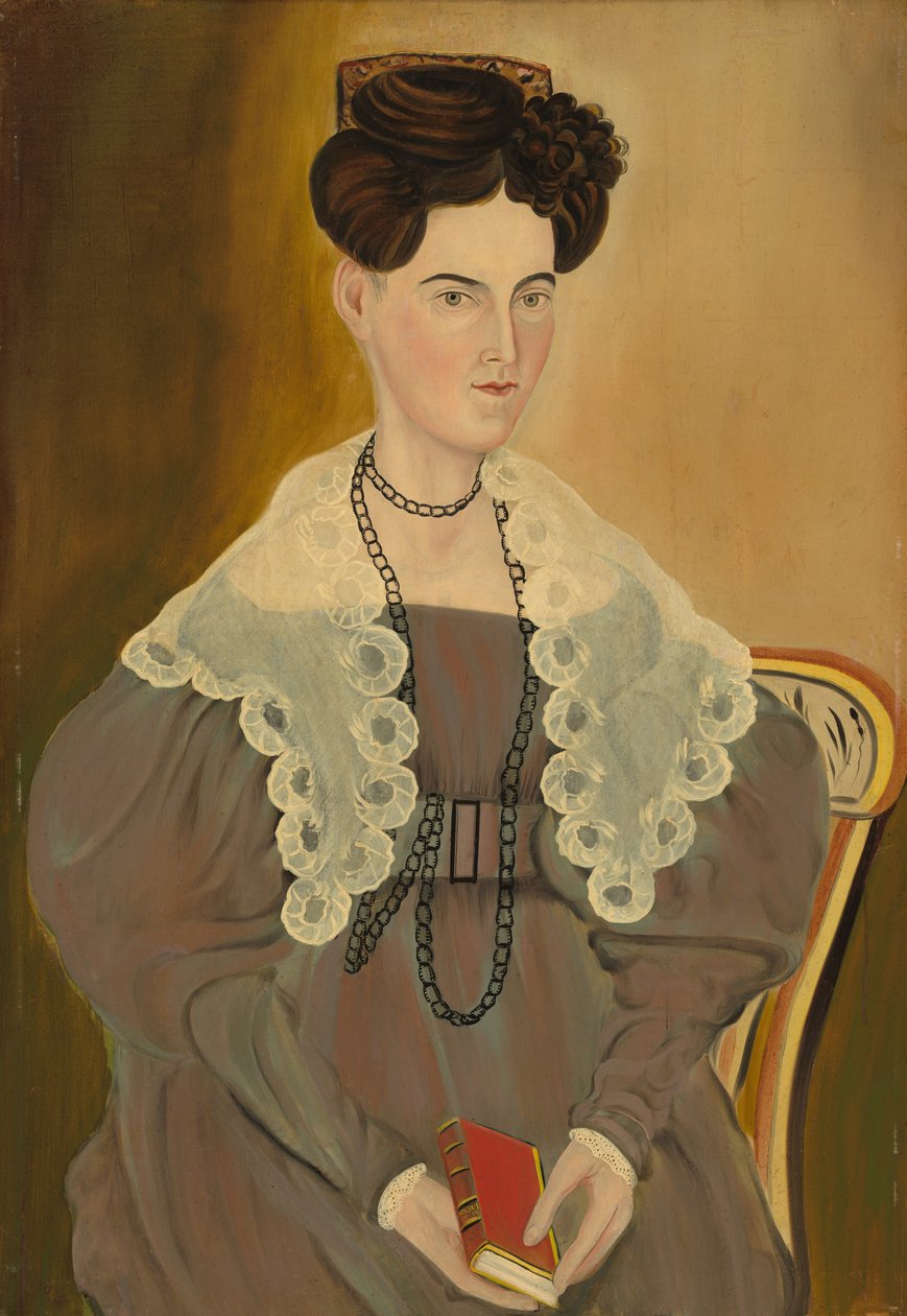 Hannah Fisher Stedman, 1833. by Asahel Powers