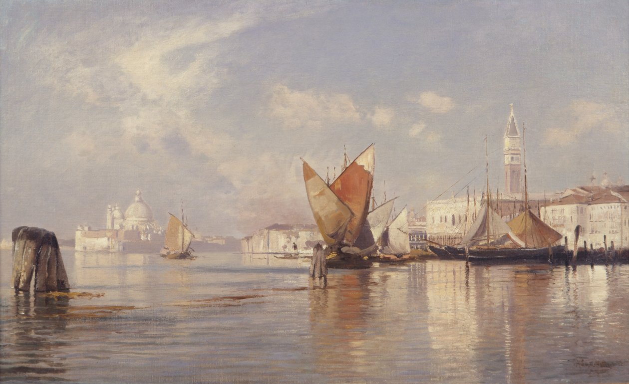 Lagün üzerinde, Venedik by Ascan Lutteroth