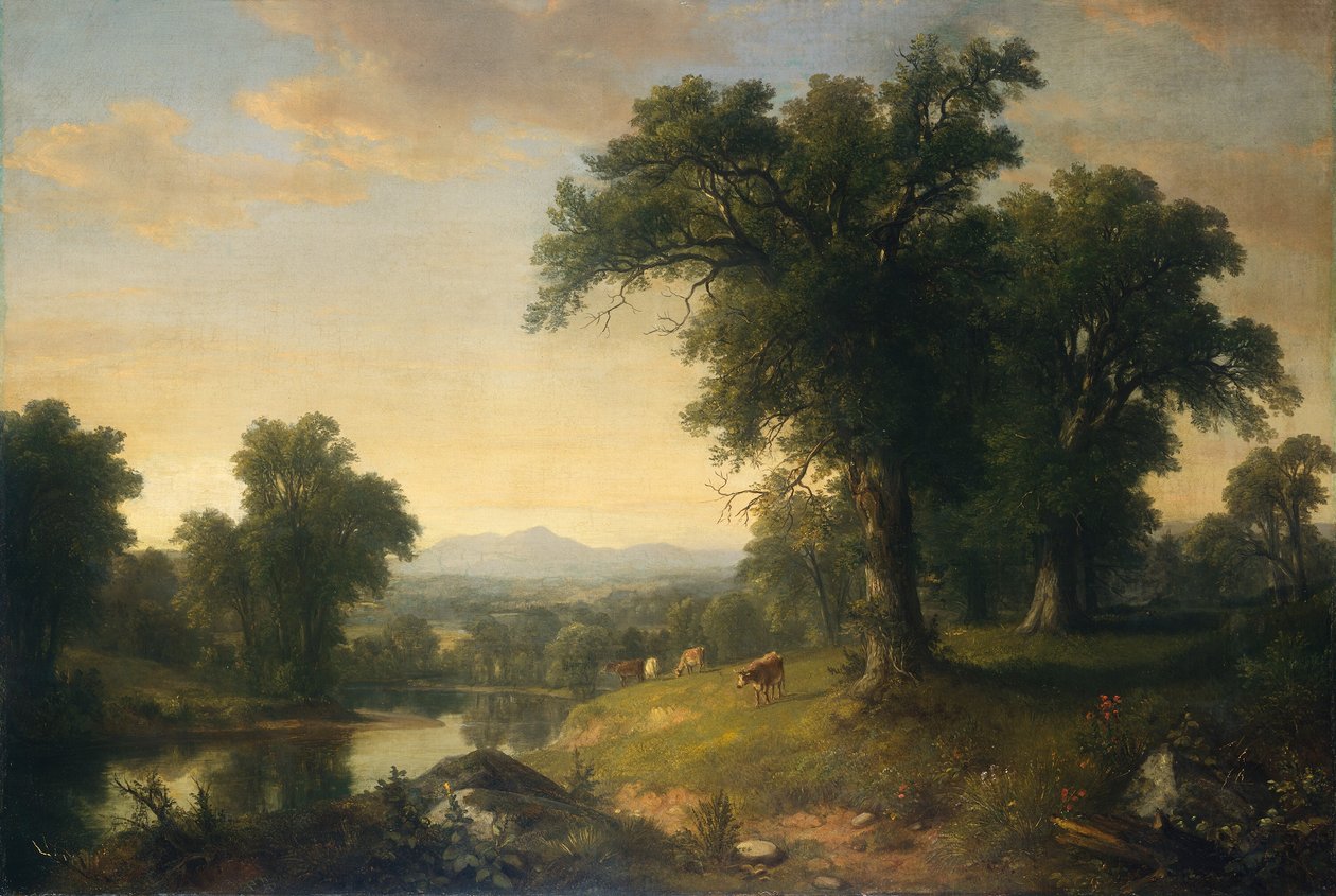 Bir Pastoral Sahne, 1858. by Asher Brown Durand