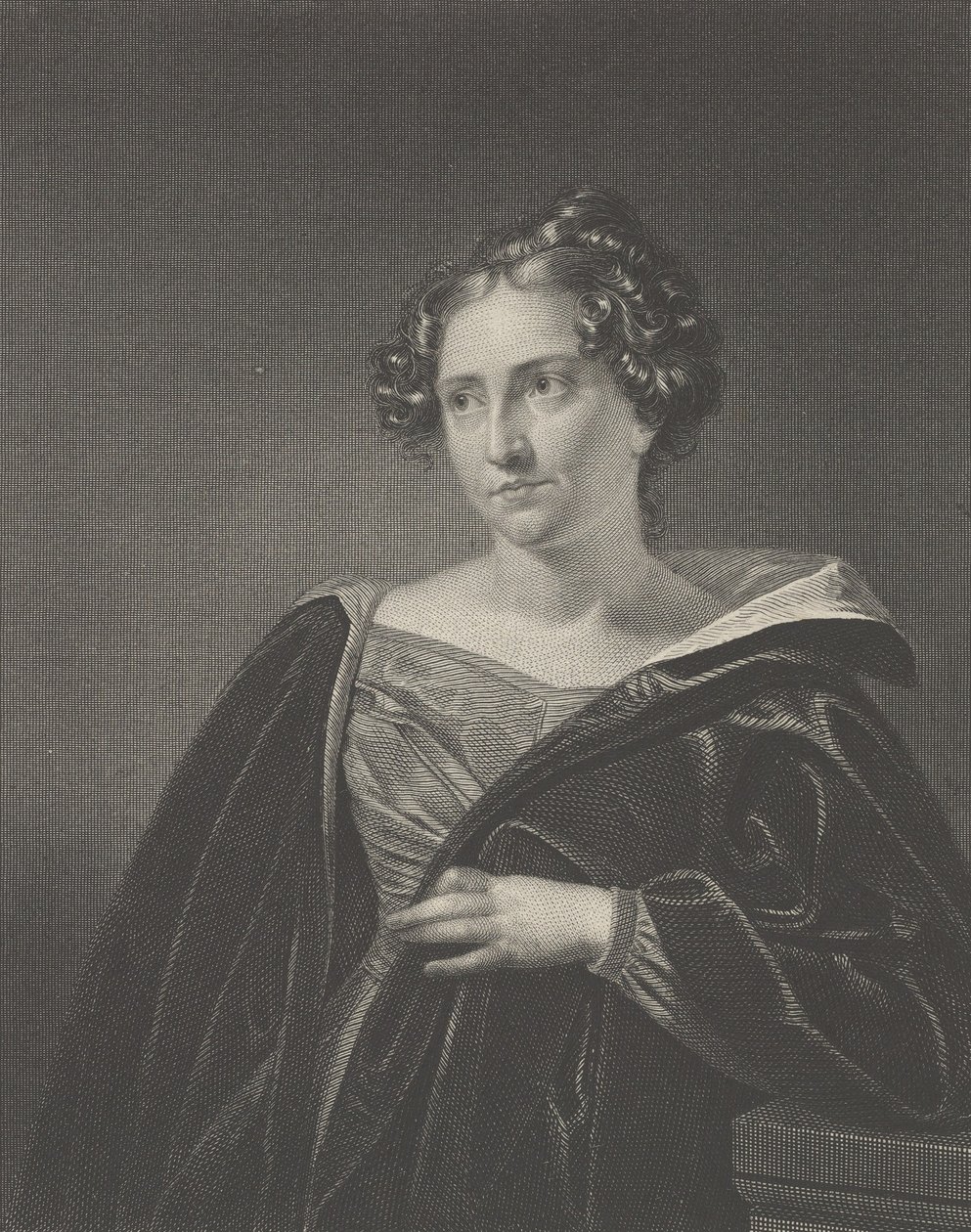 Catherine Maria Sedgwick, 1832. by Asher Brown Durand