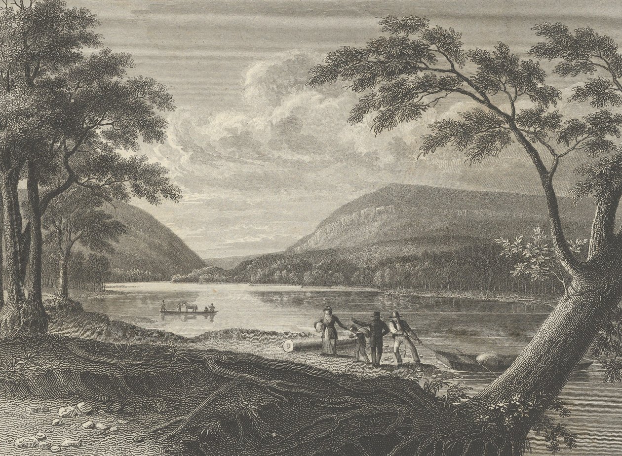 Delaware Su Boşluğu, 1830. by Asher Brown Durand
