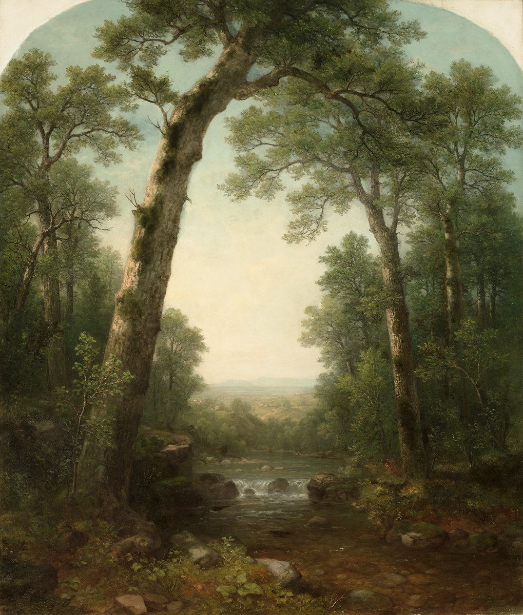 Vista ile Orman Çayı, 1872. by Asher Brown Durand