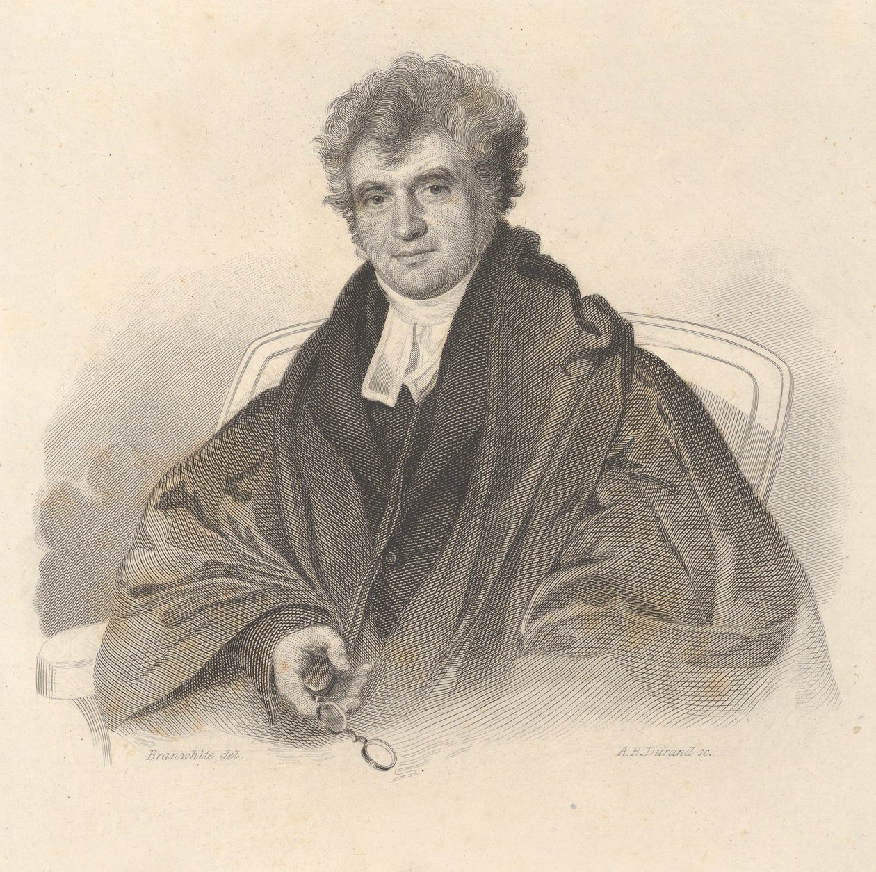 Rev. William Jay, 1823. by Asher Brown Durand