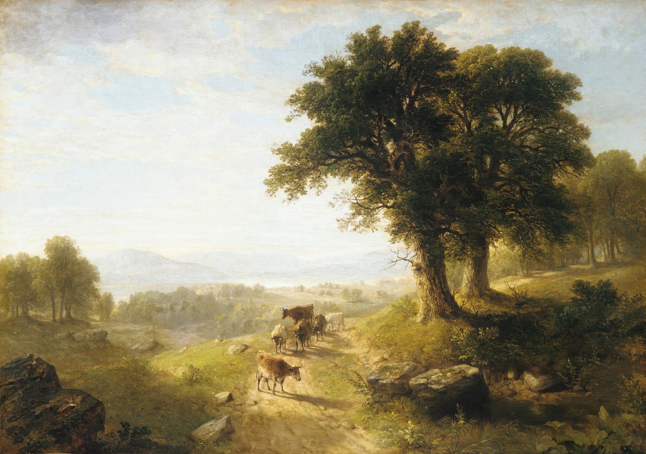 Nehir Manzarası, 1854. by Asher Brown Durand