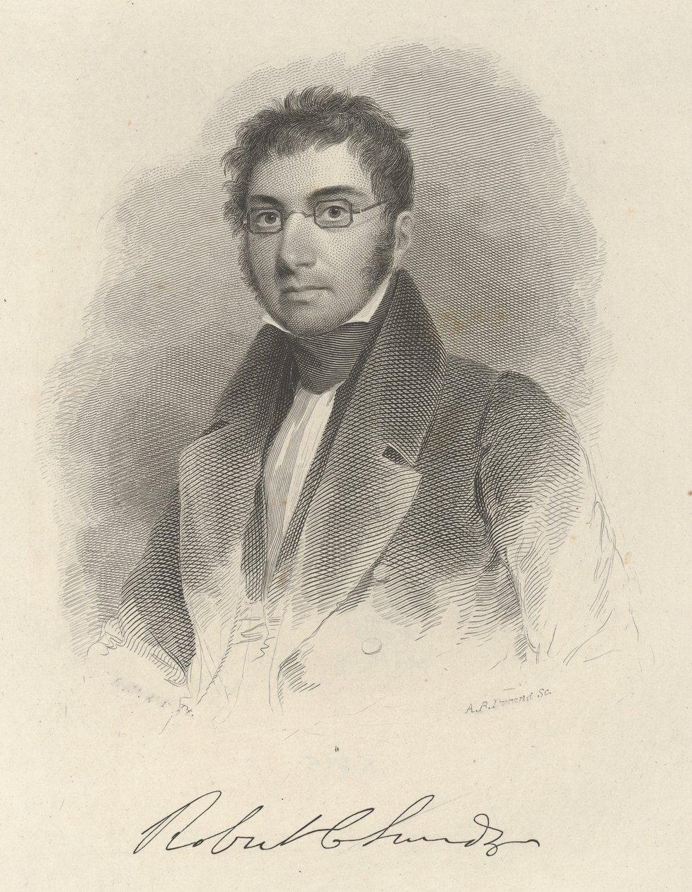 Robert C. Sands, yaklaşık 1829. by Asher Brown Durand