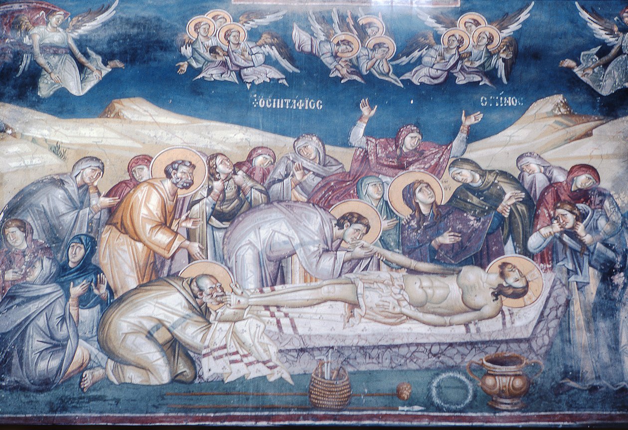 ಕ್ರೈಸ್ಟ್ ಟರ್ಕಿಯ ಶೋಕಾಚರಣೆ by Astrapas and Eutychios
