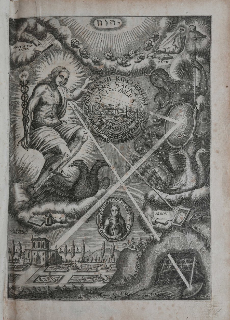 Işık ve gölgenin büyük sanatı, 1646 by Athanasius Kircher