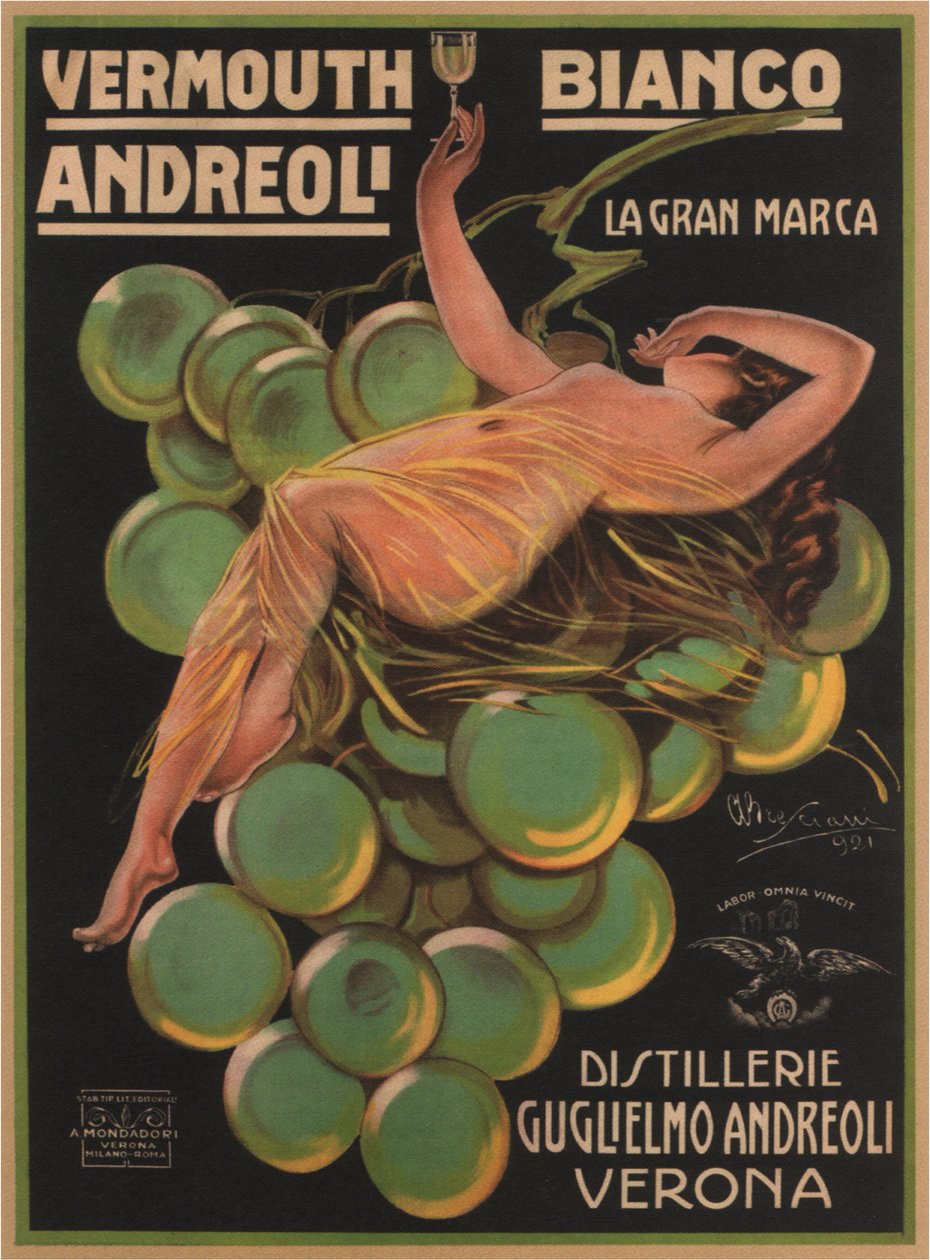 Vermut Bianco Andreoli, 1921 by Attilio Bresciani