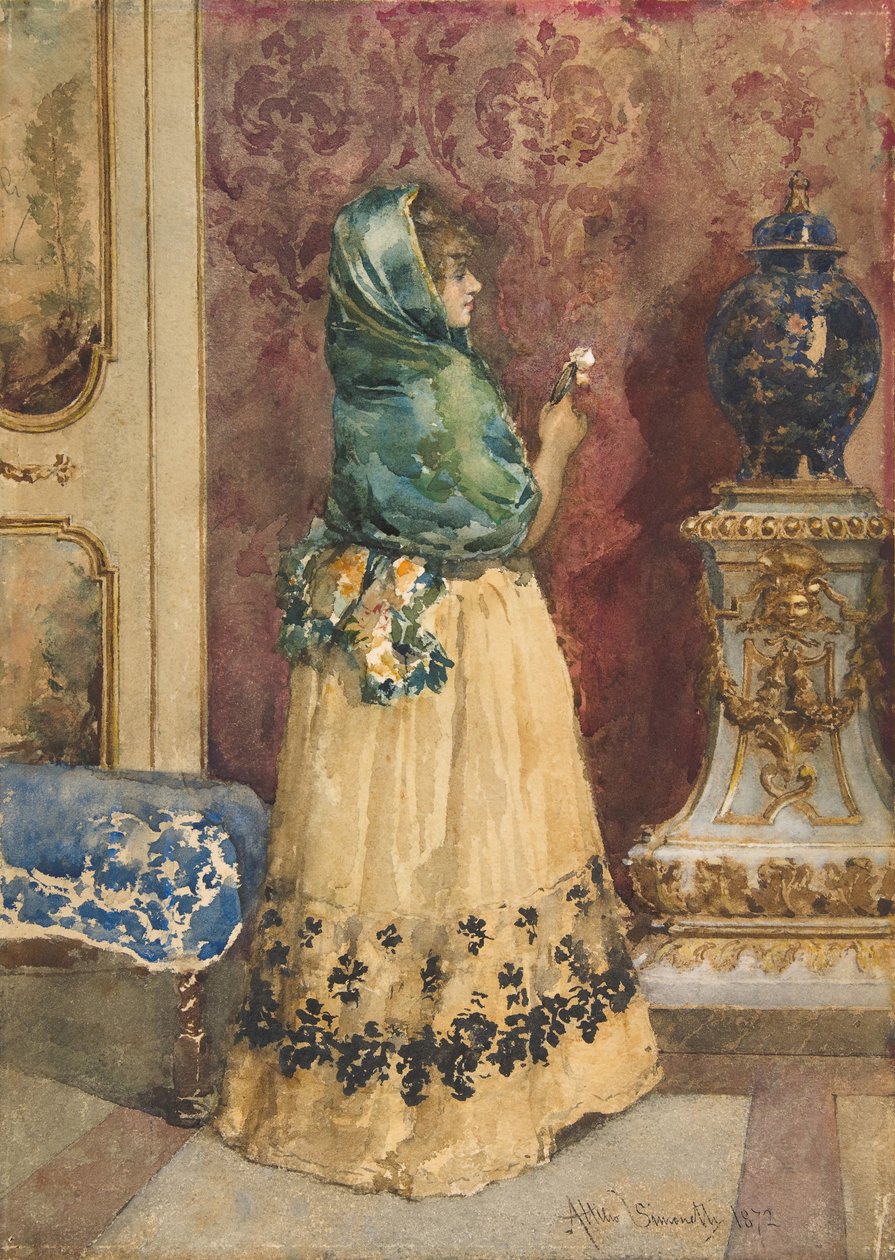 Minyatür, yaklaşık 1863-1925. by Attilio Simonetti