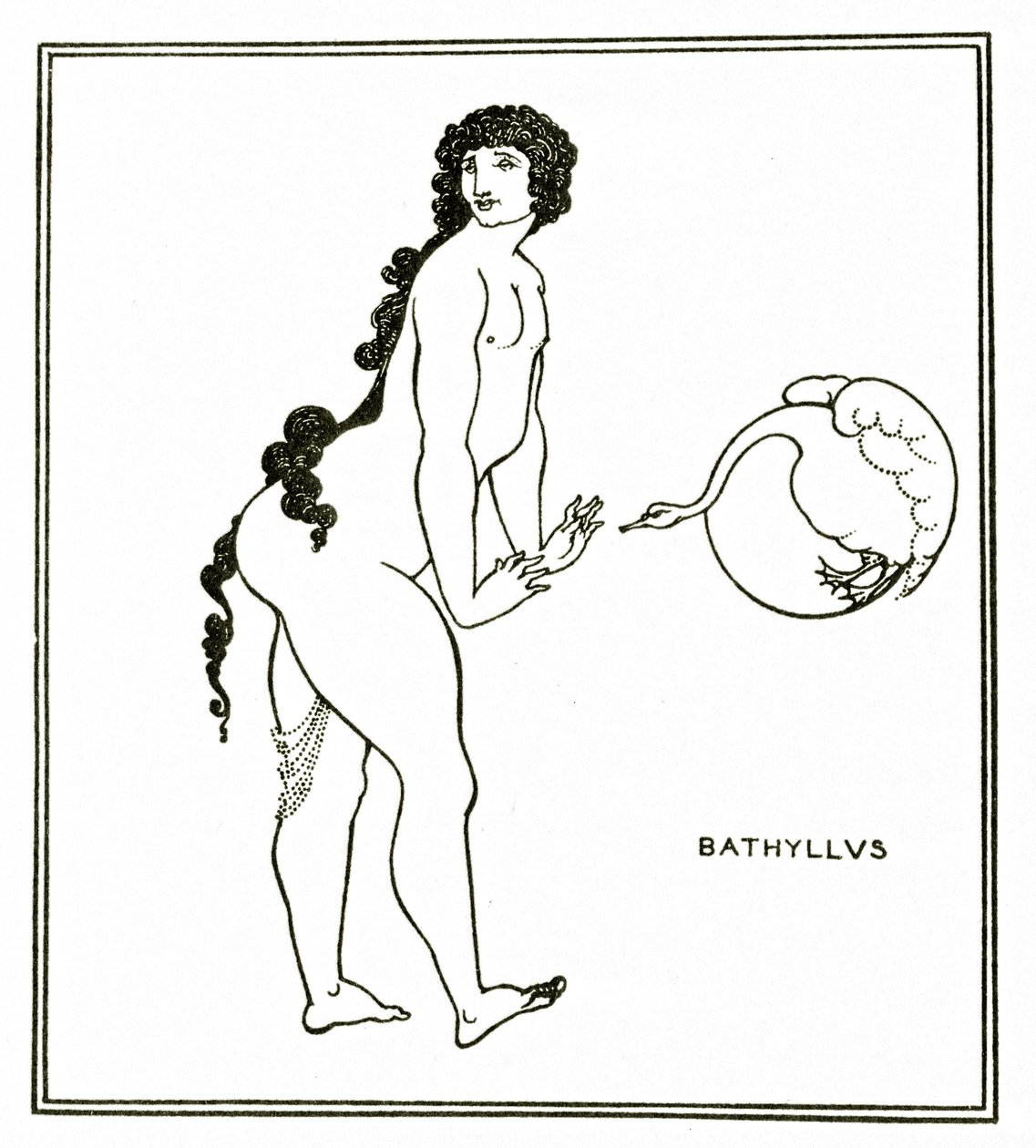 Bathyllus, c.1894 by Aubrey Beardsley